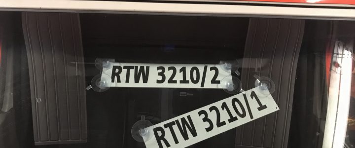 Aus RTW 3210/2 wird (wieder) RTW 3210/1 Aus RTW 3210/2 wird (wieder) RTW 3210/1